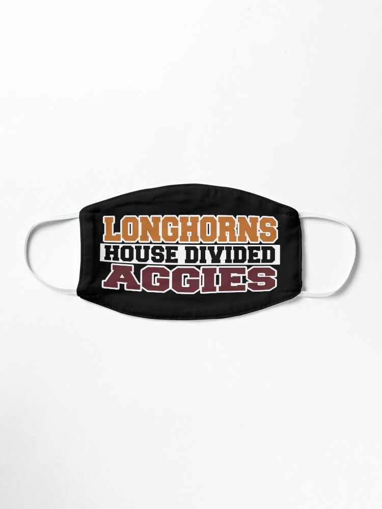 Alternate view of Longhorns House Divided Aggies Mask