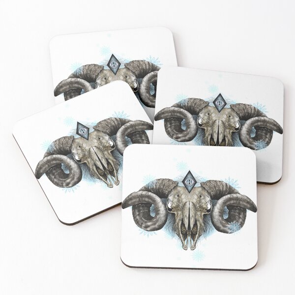 Item preview, Winter Ram Skull designed and sold by Jon MDC.