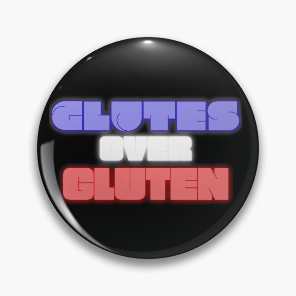 Item preview, Glutes Over Gluten - Red/White/Blue designed and sold by miTeless seDign.