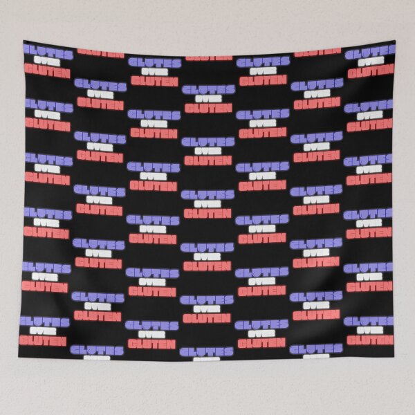 Item preview, Glutes Over Gluten - Red/White/Blue designed and sold by miTeless seDign.