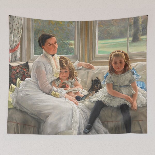 Item preview, Portrait of Mrs Catherine Smith Gill and Two of her Children designed and sold by brushandframes.