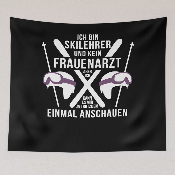Item preview, Ski instructor funny saying winter vacation skiing gift designed and sold by PlatonisDesign.