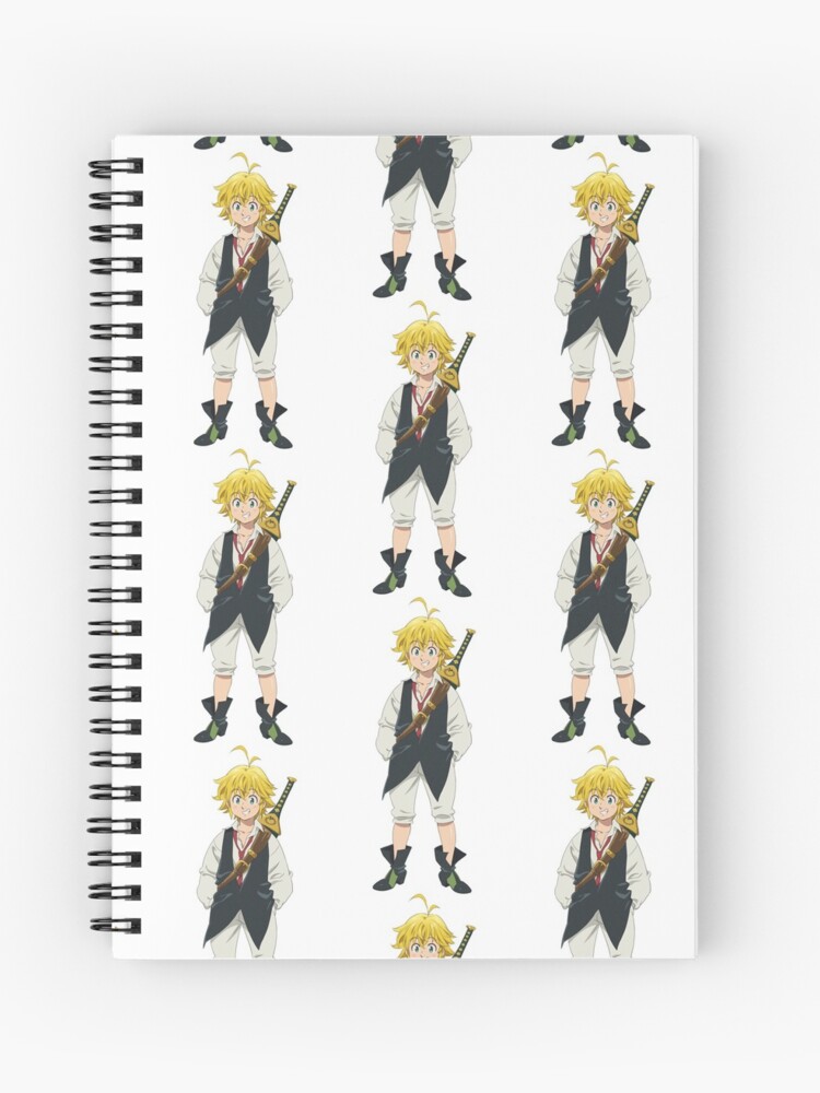 Sir Meliodas The Seven Deadly Sins Spiral Notebook By Kwakraq Redbubble