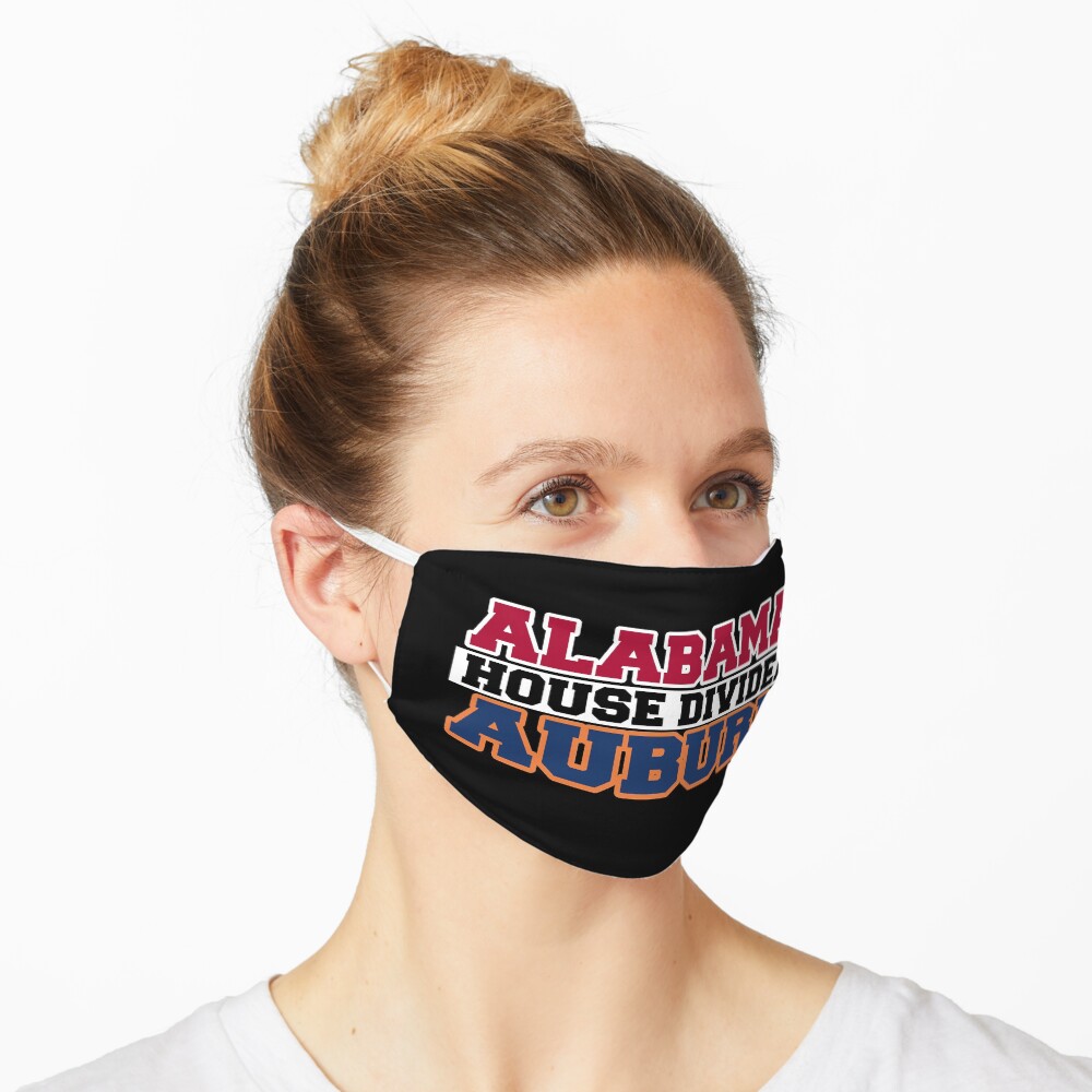 Alabama House Divided Auburn Mask