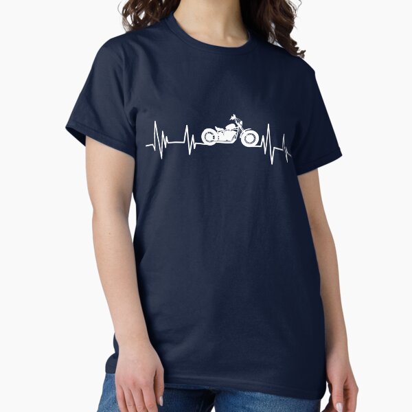 Item preview, Biker Heartbeat,rider Heartbeat Motorcycle Grandpa designed and sold by ELmezz.