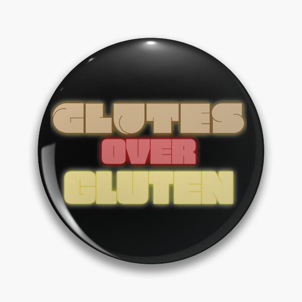 Item preview, Glutes Over Gluten - Yellow/Red/Brown designed and sold by miTeless seDign.