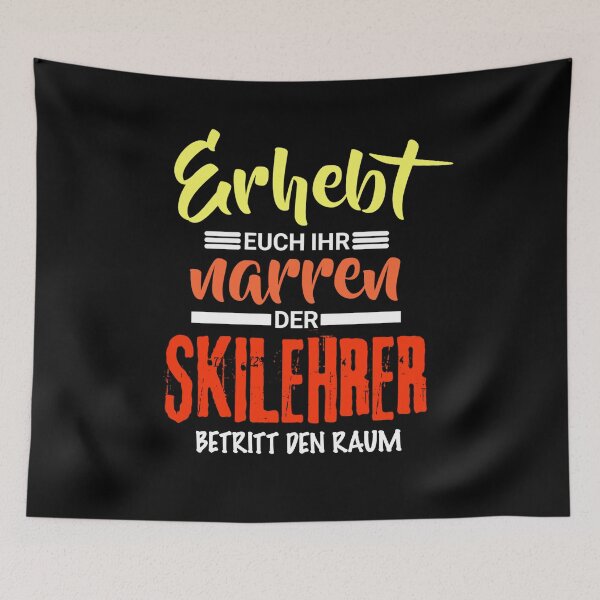 Item preview, Ski instructor winter vacation winter skiing ski slope gift designed and sold by PlatonisDesign.