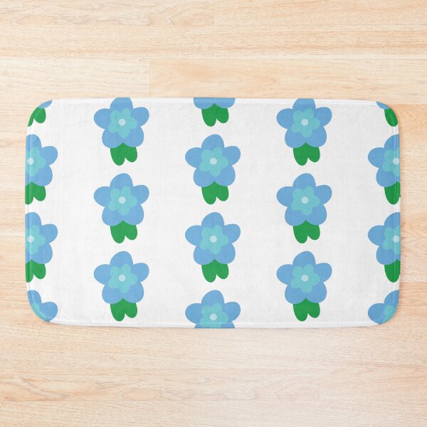 Item preview, Natural flower bath mat  designed and sold by kikinafashion.