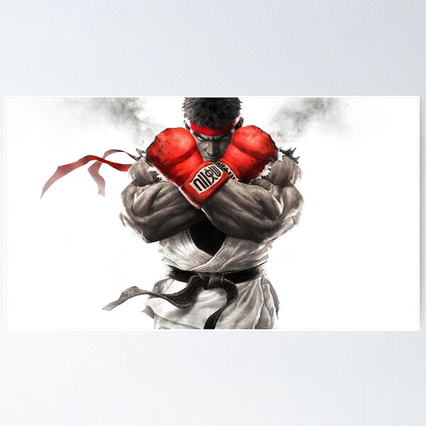 Game STREET FIGHTER V Ryu Ken Cos Costume Karate Outfit Boxing Gloves  Clothiing