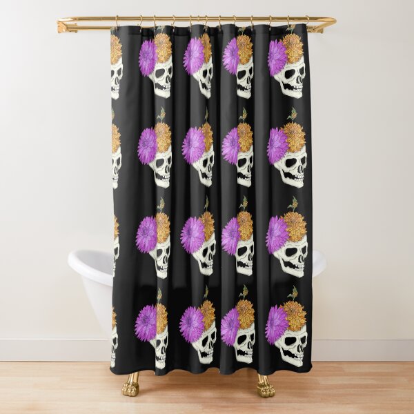 Dahlias Shower Curtains Redbubble