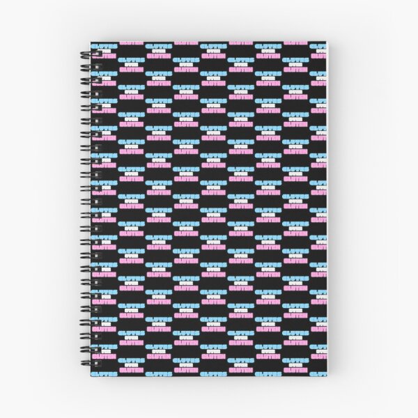 Item preview, Glutes Over Gluten - Blue/White-Grey/Pink designed and sold by miTeless seDign.