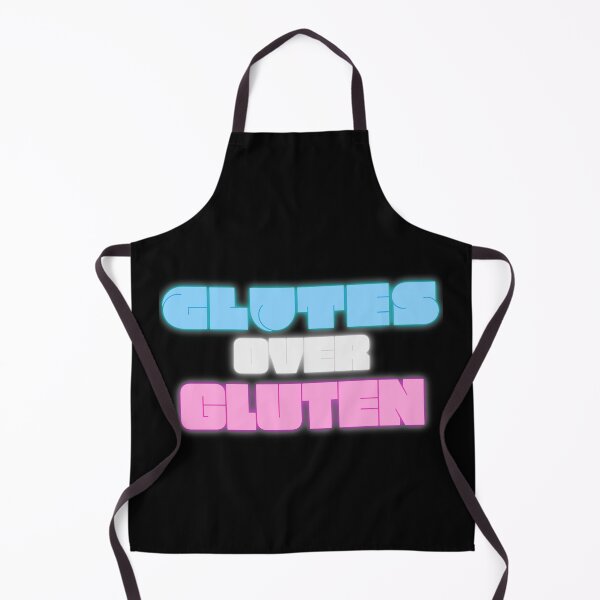 Item preview, Glutes Over Gluten - Blue/White-Grey/Pink designed and sold by miTeless seDign.