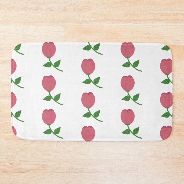 Item preview, Red rose bath mat designed and sold by kikinafashion.