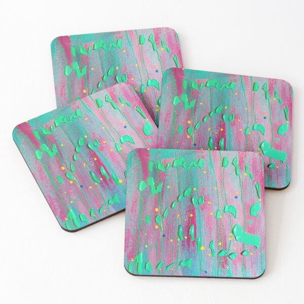 Item preview, Random Green Abstract Painting designed and sold by Leslie Pino Durant.