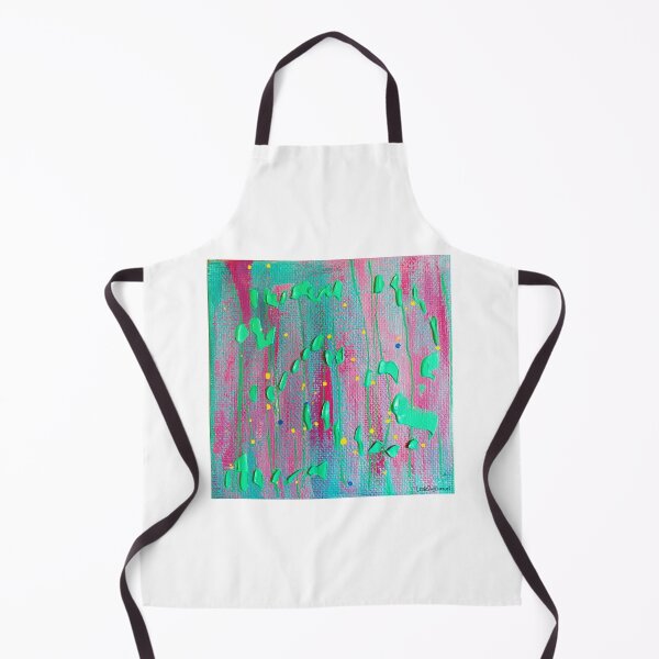 Item preview, Random Green Abstract Painting designed and sold by Leslie Pino Durant.