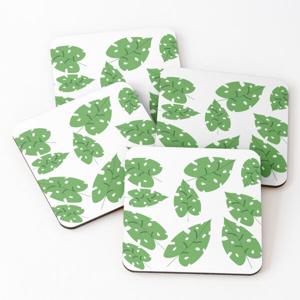 Item preview, tropical leaves bath mat designed and sold by kikinafashion.