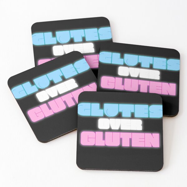 Item preview, Glutes Over Gluten - Blue/White/Pink designed and sold by miTeless seDign.
