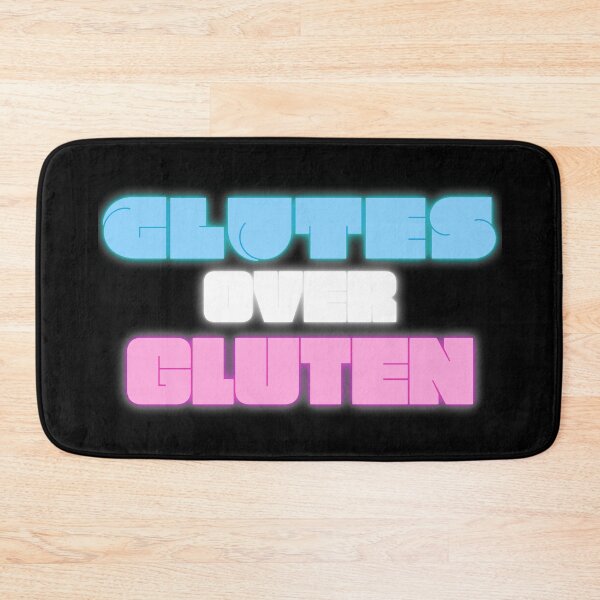 Item preview, Glutes Over Gluten - Blue/White/Pink designed and sold by miTeless seDign.
