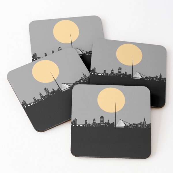 Item preview, dublin skyline minimal designed and sold by BekimART2.