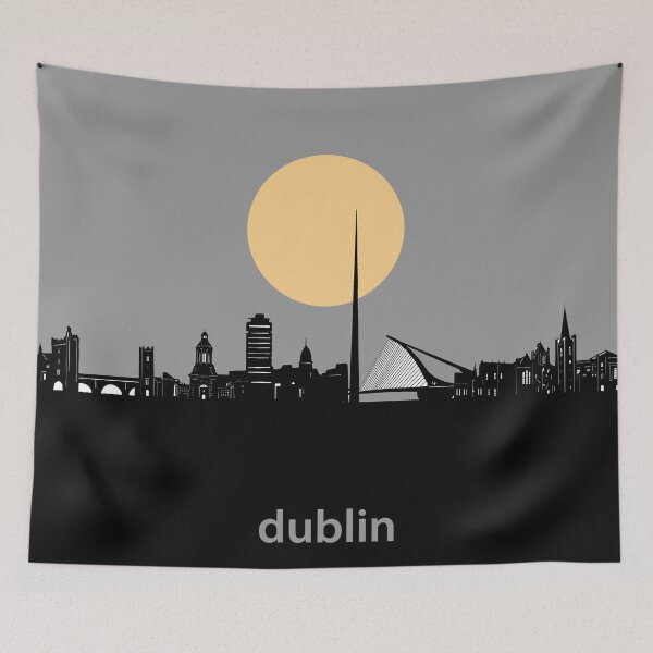 Item preview, dublin skyline minimal designed and sold by BekimART2.