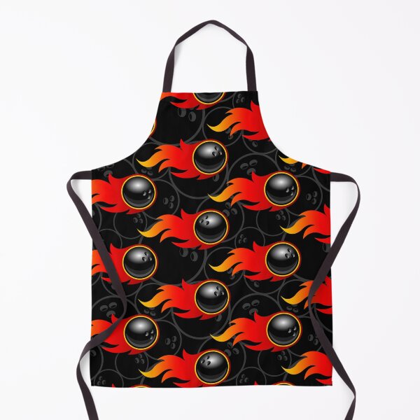 Item preview, Bowling Ball Balls Ten Pin 10 Pin Flaming Fire Falling Hot Rod Flames Dark Blue designed and sold by Draculaura2009.