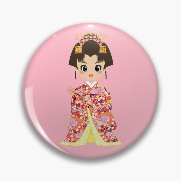Artikelvorschau, Kirschblüten-Kimono-Mädchen entworfen und verkauft von Axley.