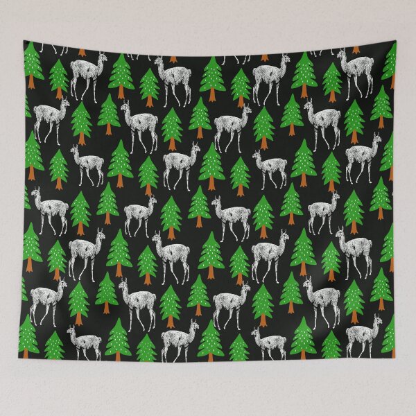 Item preview, llama pattern designed and sold by virilamissa.