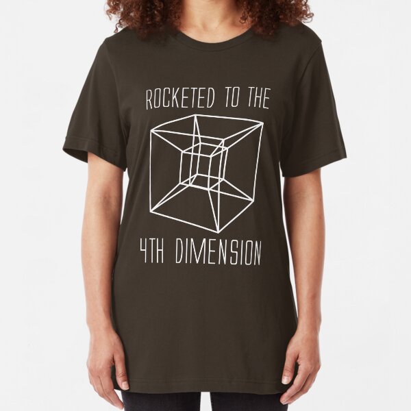 Rocketed to the fourth dimension Slim Fit T-Shirt