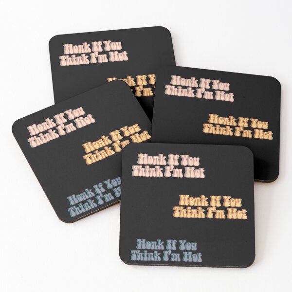 Item preview, honk if you think i'm hot funny *sticker pack* designed and sold by happinestSHOP.
