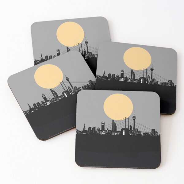 Item preview, dusseldorf skyline minimal designed and sold by BekimART2.