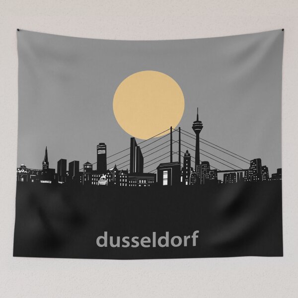 Item preview, dusseldorf skyline minimal designed and sold by BekimART2.