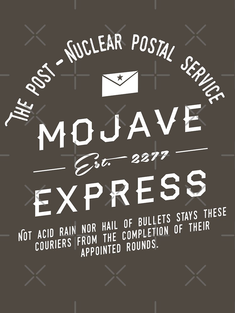 Imagen 7 de 7, Camiseta esencial con la obra Mojave Express: el servicio postal postal nuclear., diseñada y vendida por EdwardHobson.