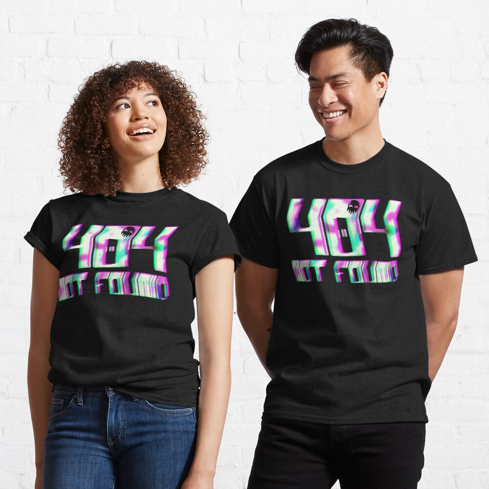 Glitch - 404 Not Found Classic T-Shirt