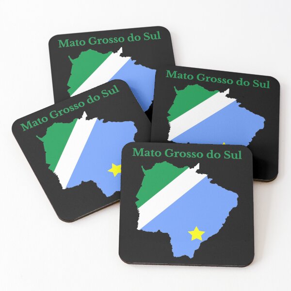 Item preview, Mato Grosso do Sul State Map Flag, Brazil designed and sold by marosharaf.