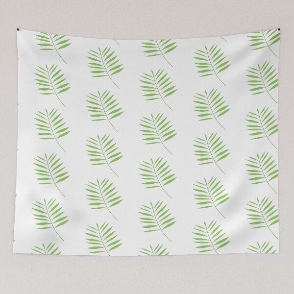 Item preview, tropical leaves bath mat designed and sold by kikinafashion.