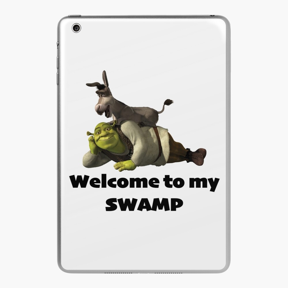 What are you doing in my Shrek Crocs iPad Case & Skin for Sale by