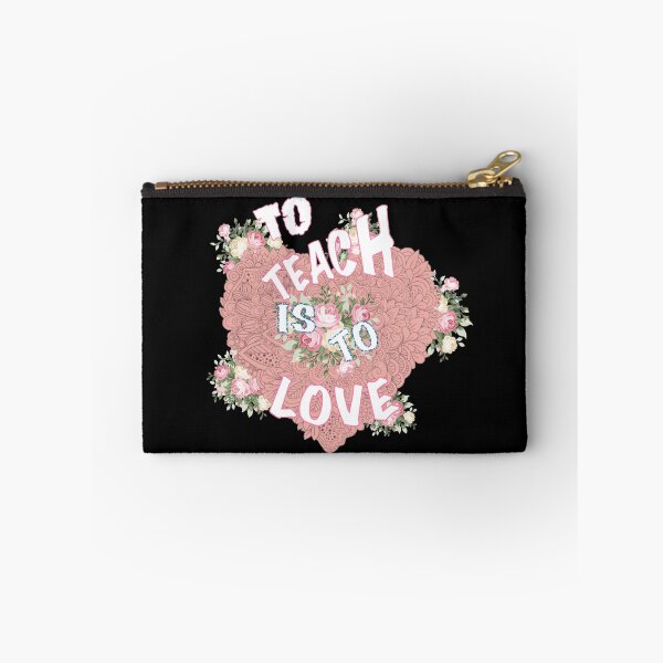Item preview, To teach is to love Gift for her or him - Graphic illustration designed and sold by OMCreative.