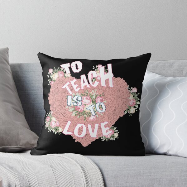 Item preview, To teach is to love Gift for her or him - Graphic illustration designed and sold by OMCreative.