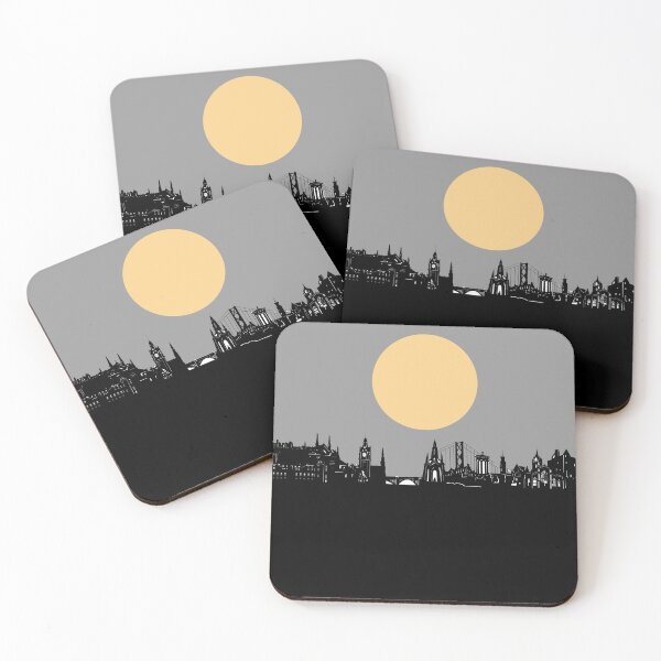 Item preview, edinburgh skyline minimal designed and sold by BekimART2.