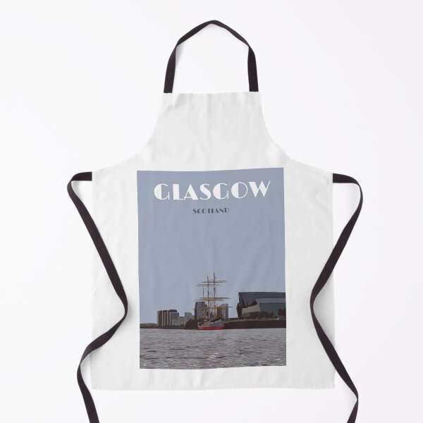 Item preview, Glasgow Travel Poster Print Tall Ship River Clyde designed and sold by Simply The West Prints.