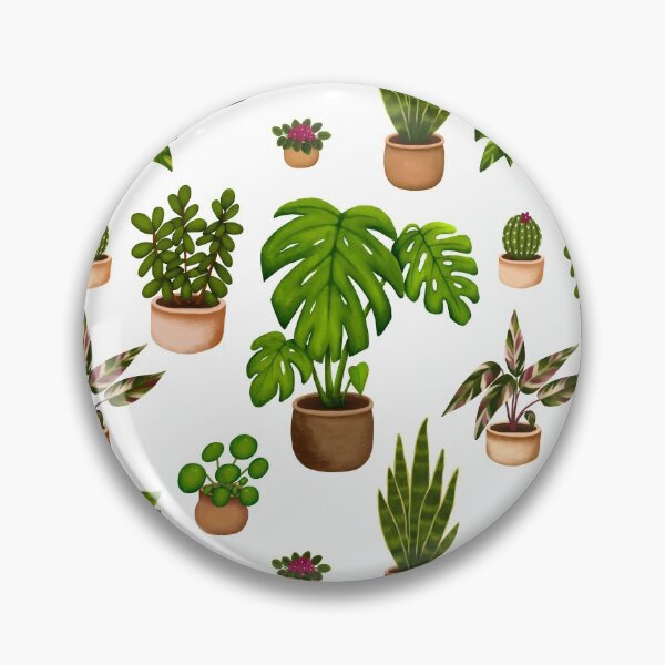 Item preview, House Plants Pattern designed and sold by Kraina.