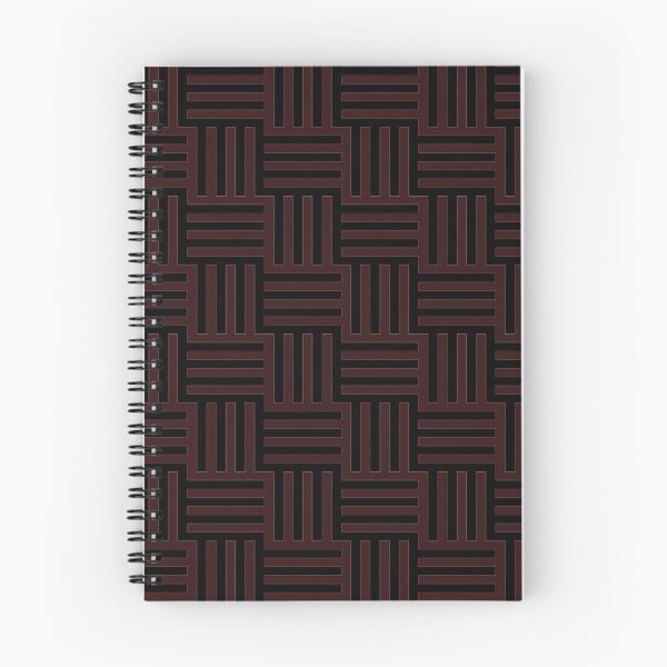 Item preview, Large Basketweave Pattern in Black and Brown designed and sold by AlteredAtelier.