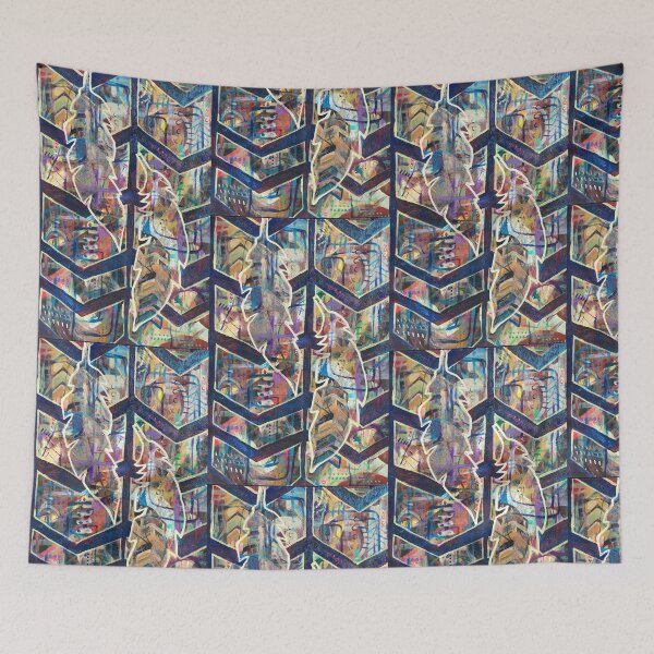 Item preview, Chevron Feathers designed and sold by Alicia Gauger.