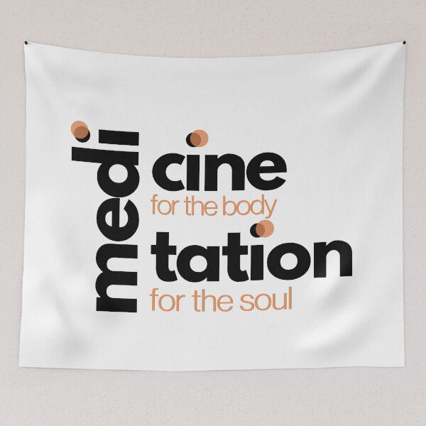 Item preview, Medicine and Meditation  designed and sold by RetComly.