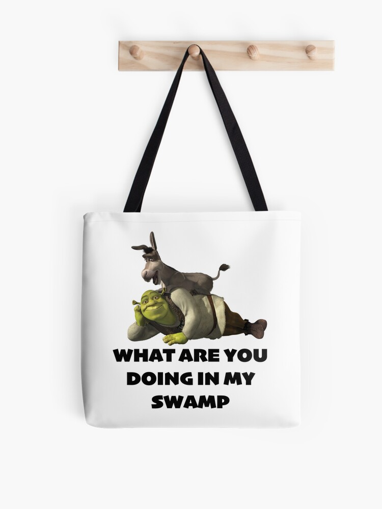 What are you doing in my Shrek Crocs | Tote Bag