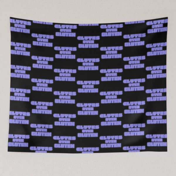 Item preview, Glutes Over Gluten - Blue designed and sold by miTeless seDign.