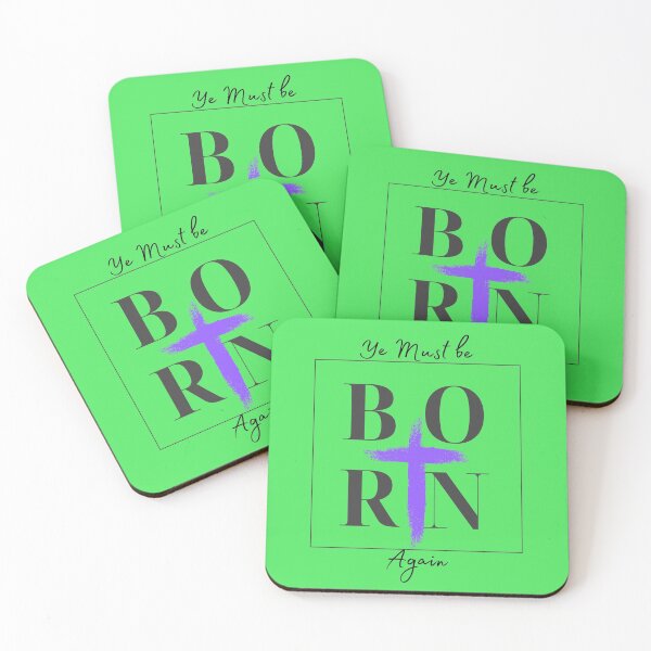 Item preview,   Ye Must Be Born Again Christian Quote designed and sold by Beluved.