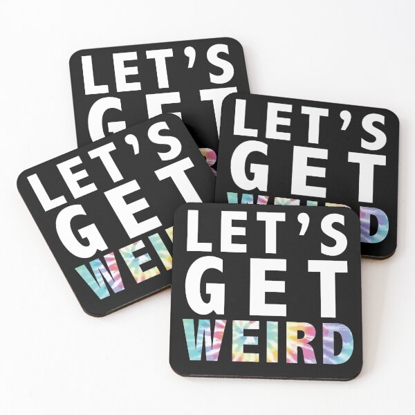 Item preview, Let's Get Weird Trippy Wild Retro Watercolor designed and sold by zenspired.