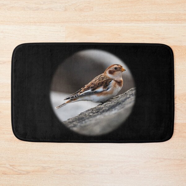 Item preview, snow bunting on a rock designed and sold by jning.
