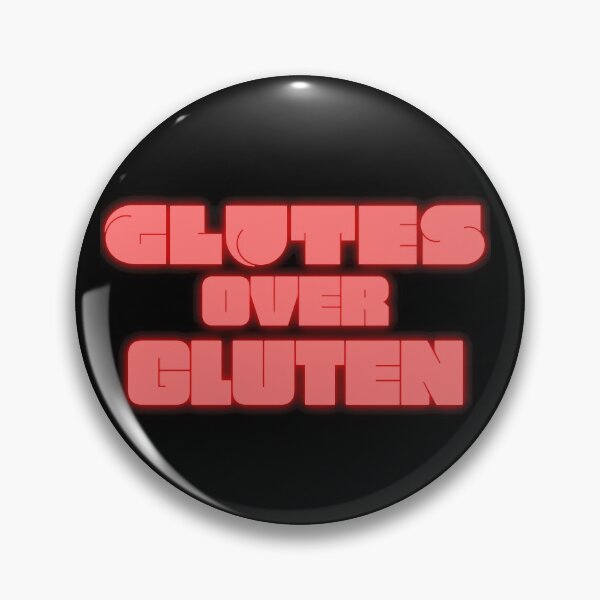 Item preview, Glutes Over Gluten - Red designed and sold by miTeless seDign.